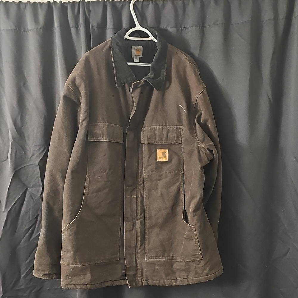 Carhartt Men's Dark Brown Field Jacket